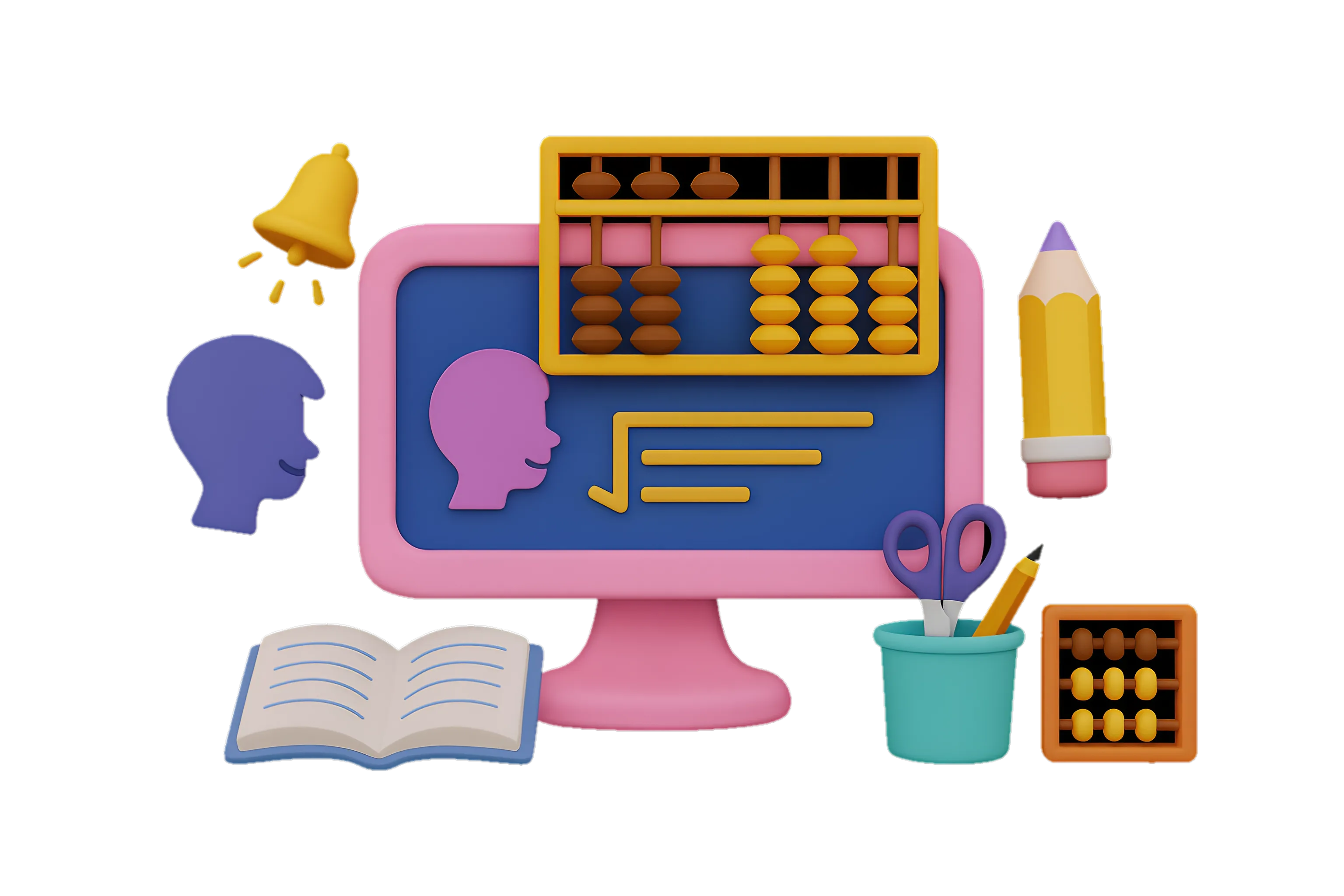 Children learning mental math with Japanese Soroban at Flex Foundation